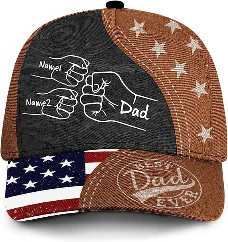 Father's Day Personalized Hat for Dad or Grandpa with Name