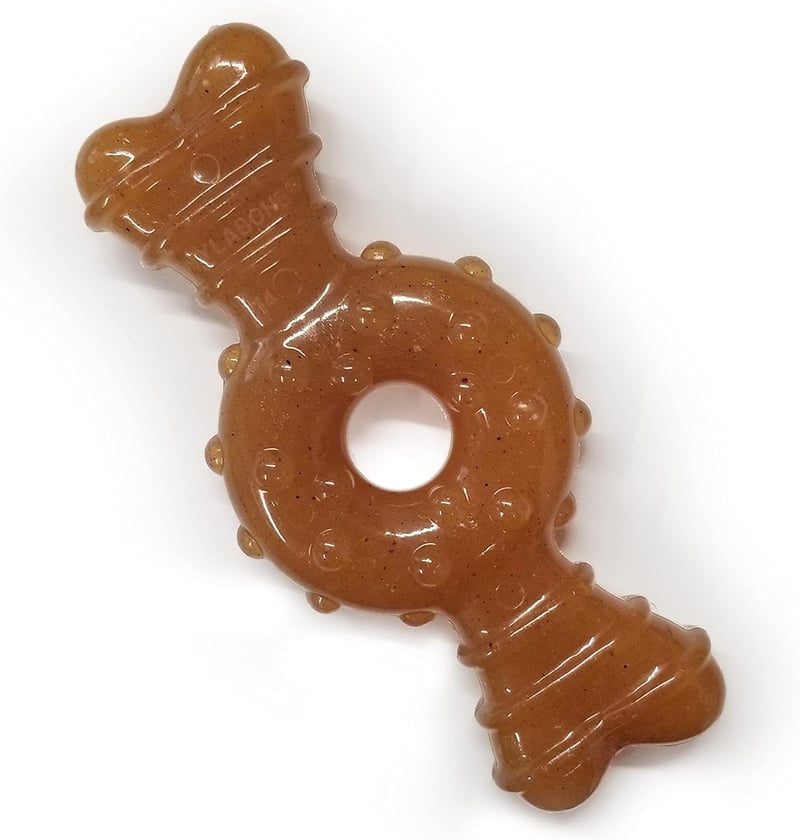 Chicken-Flavored Puppy Teething Ring Chew Toy, X-Small