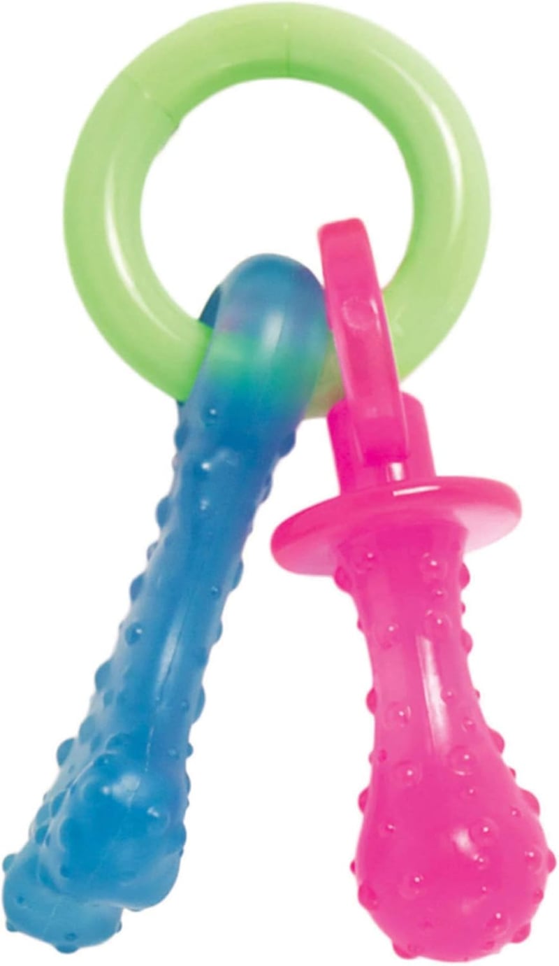 Puppy Teething Chew Toy, Bacon Flavor, Small, Up to 25 lbs