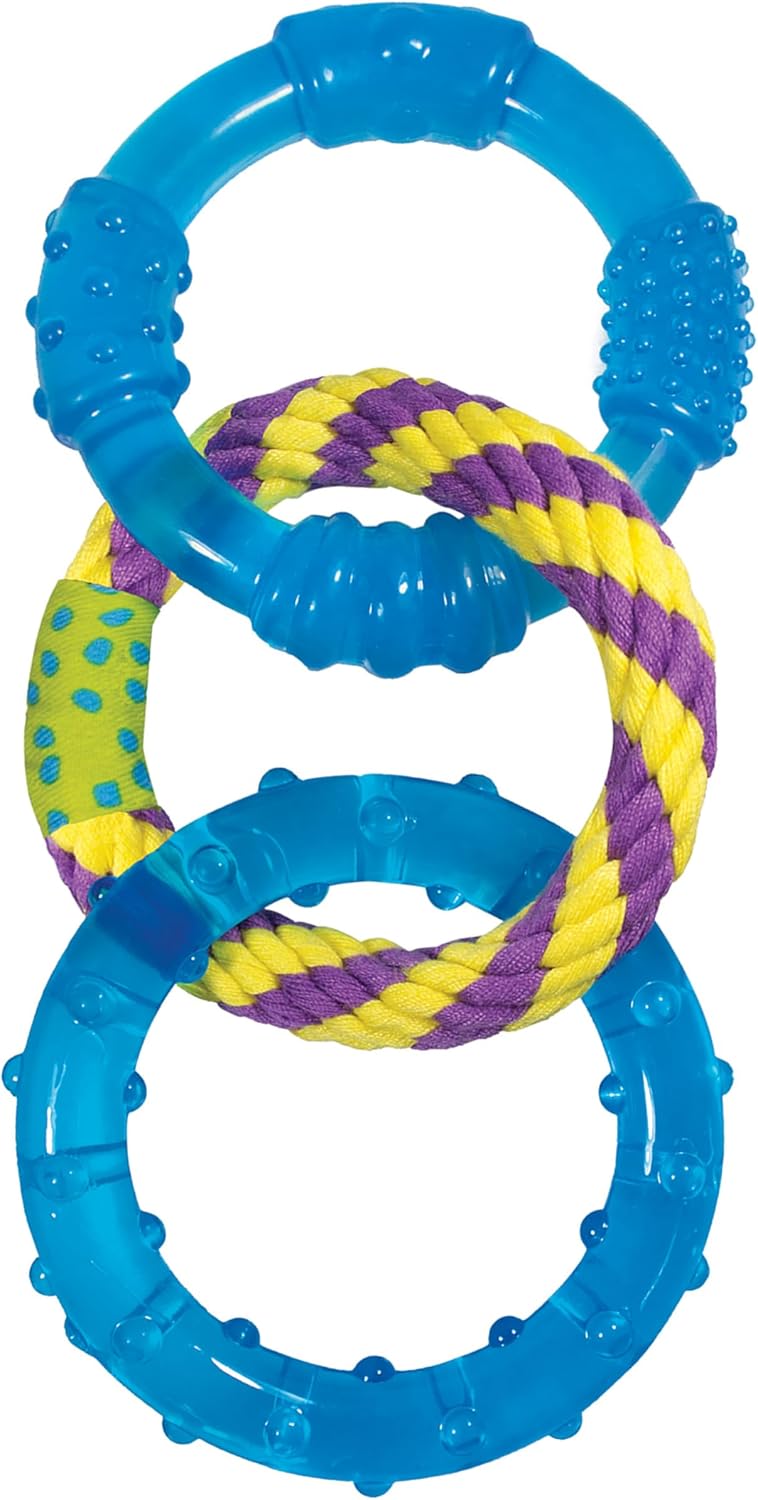 Dog Chew Toy with Dental Care Links by Petstages