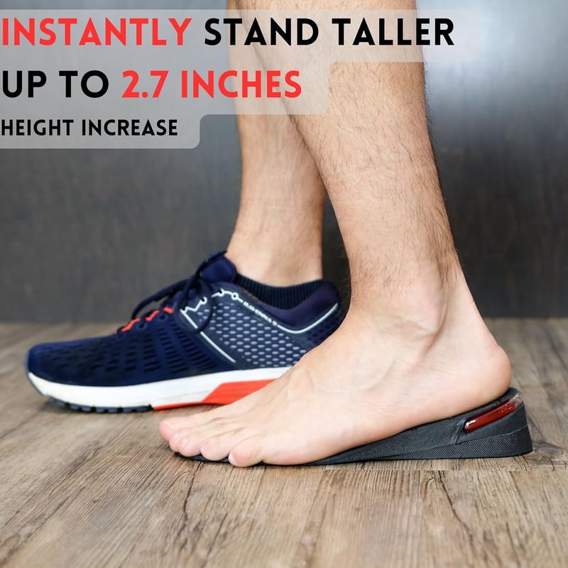 Height-Boosting Cushioned Shoe Inserts for Men & Women, 2.75