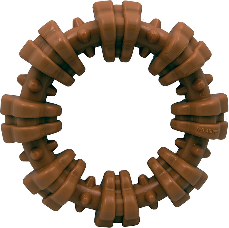 Aggressive Chewers Dog Toy – Textured Ring, Small Dogs