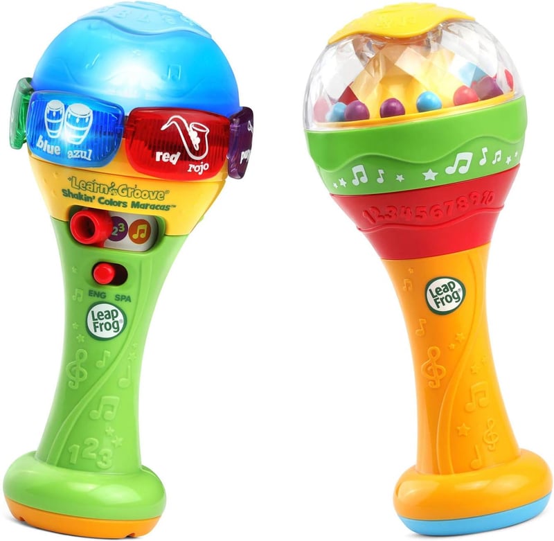 Learn & Groove Shakin' Colors Musical Maracas for Kids