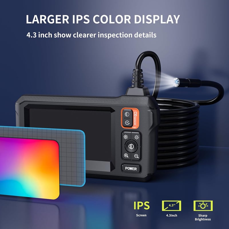 Endoscope Camera with 4.3