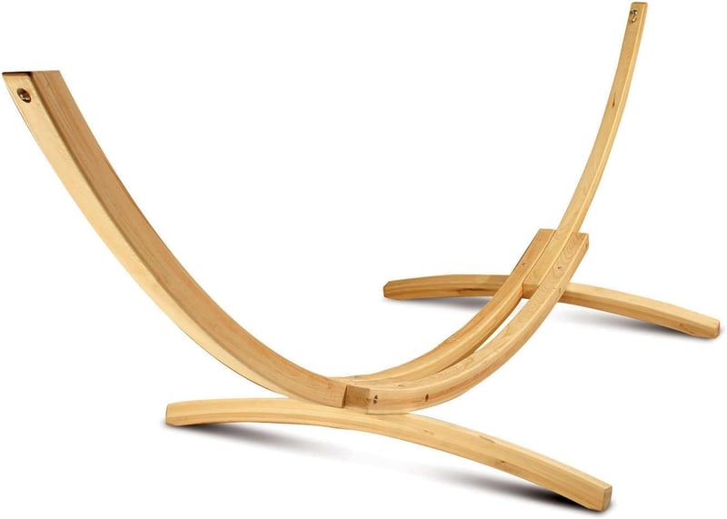 Handcrafted Cypress 15 ft. Hammock Stand, Rust-Resistant, 450 lb Capacity