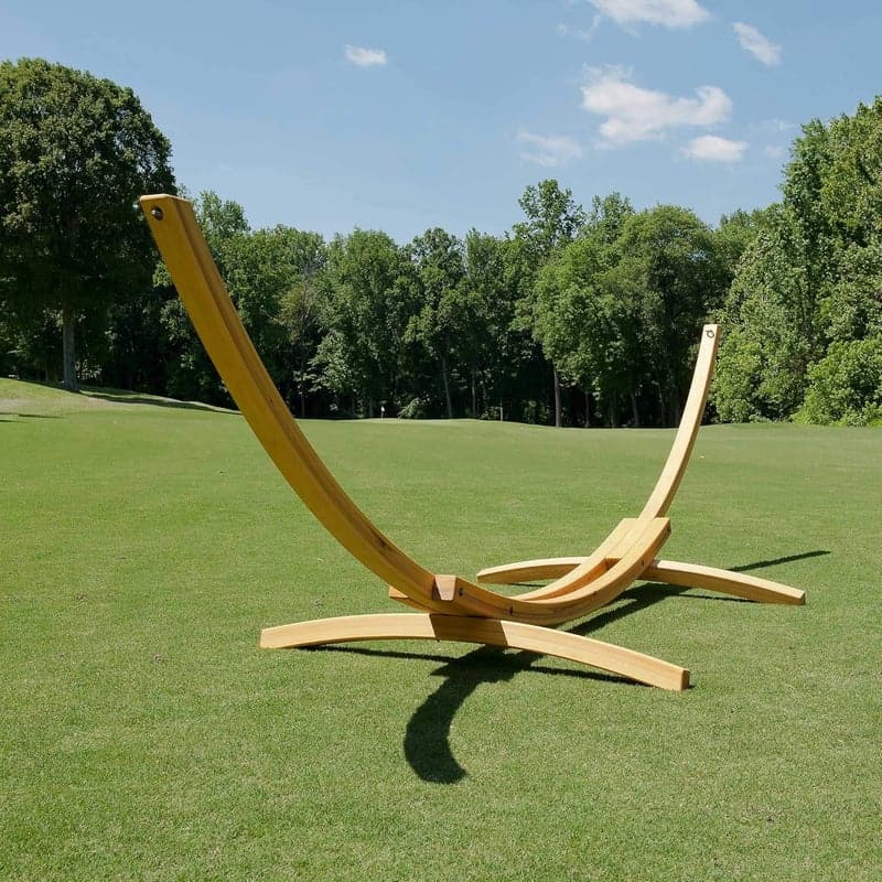 Handcrafted Cypress 15 ft. Hammock Stand, Rust-Resistant, 450 lb Capacity