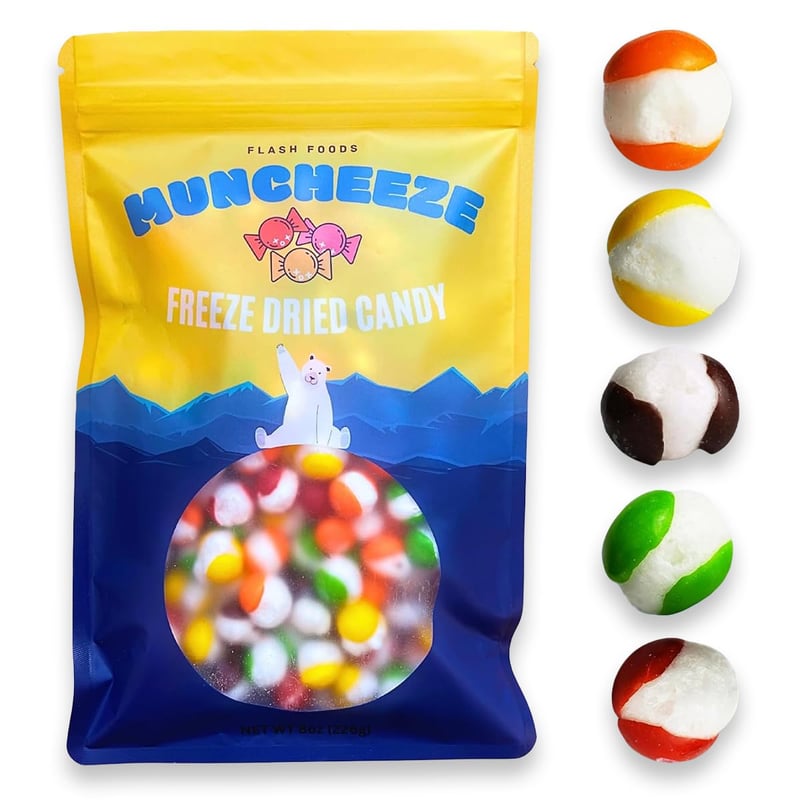 Freeze-Dried Candy - Assorted Fruity Crunchies, 8 oz