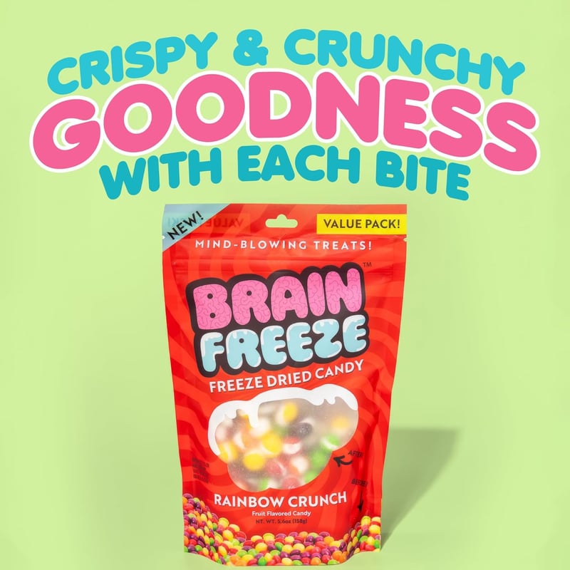 Rainbow Crunch Freeze-Dried Candy – Sweet & Tangy Gourmet Snack