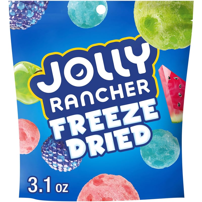 Freeze Dried JOLLY RANCHER Fruit Candy Bag, 3.1 oz