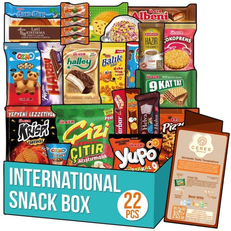 Christmas Exotic Snack Box Variety Pack, 22 Count