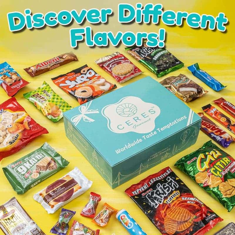 Christmas Exotic Snack Box Variety Pack, 22 Count