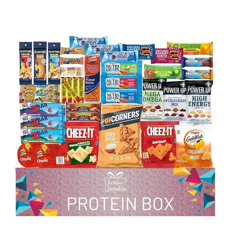 Birthday Snack Variety Box - 40 Protein Snacks
