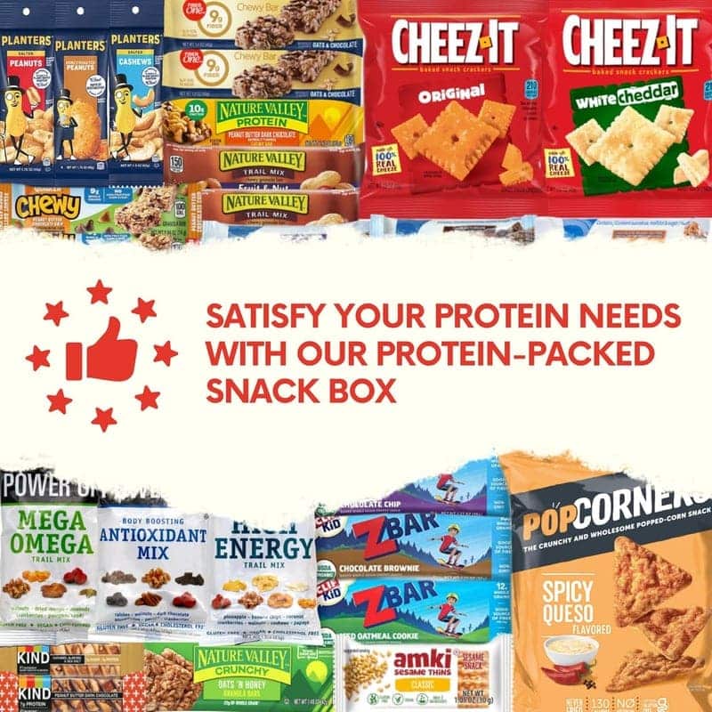 Birthday Snack Variety Box - 40 Protein Snacks