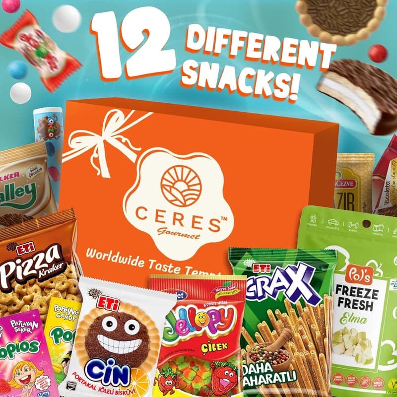 Christmas Snack Box: International Variety Pack