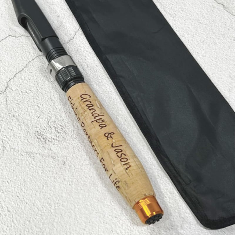 Father's Day Portable Telescopic Fishing Rod, Personalized 1.8M
