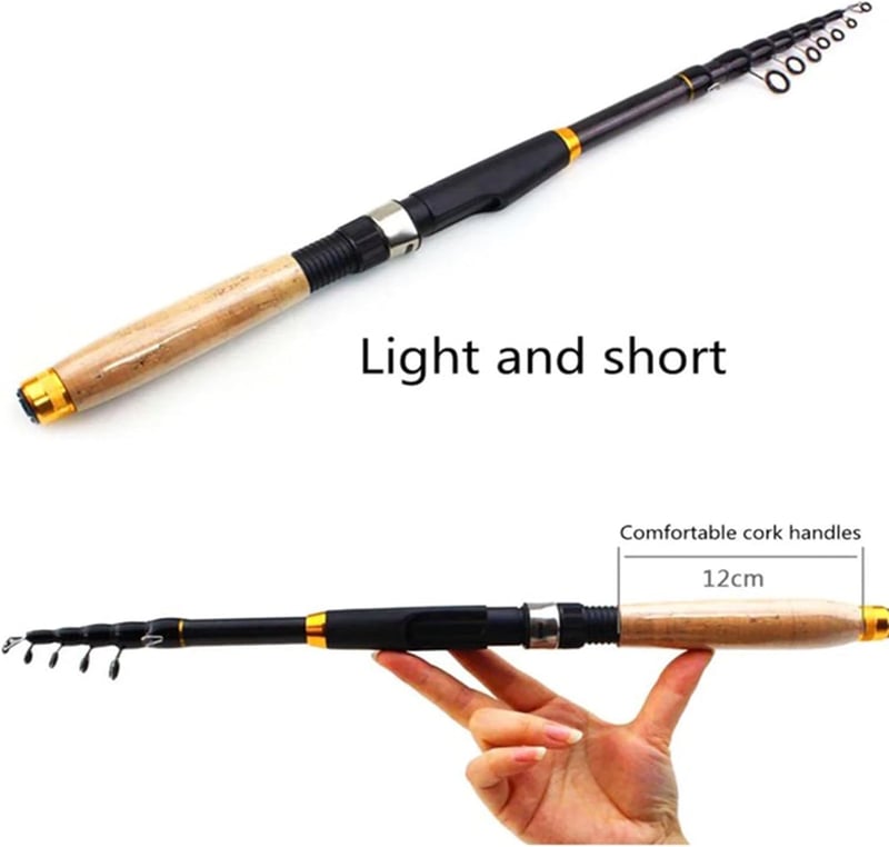 Father's Day Portable Telescopic Fishing Rod, Personalized 1.8M