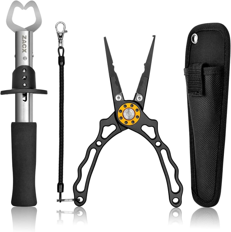Fishing Pliers & Lip Gripper Set – Multifunctional Gear for Men