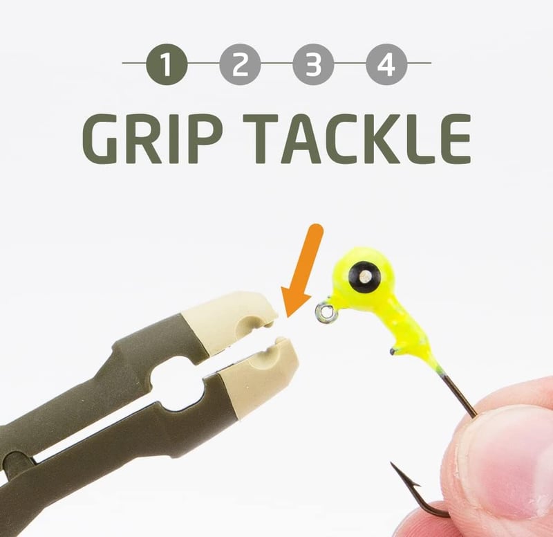 Fishing Knot Tying Tool with Hook Grip for Easy Use