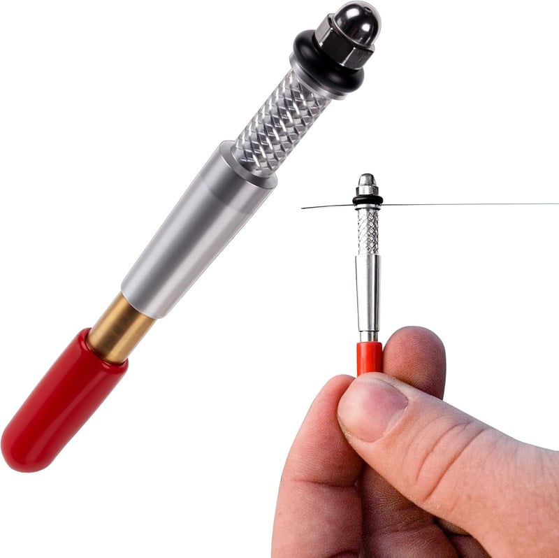 Fishing Knot Tying Tool for Hooks and Lines - Single Piece