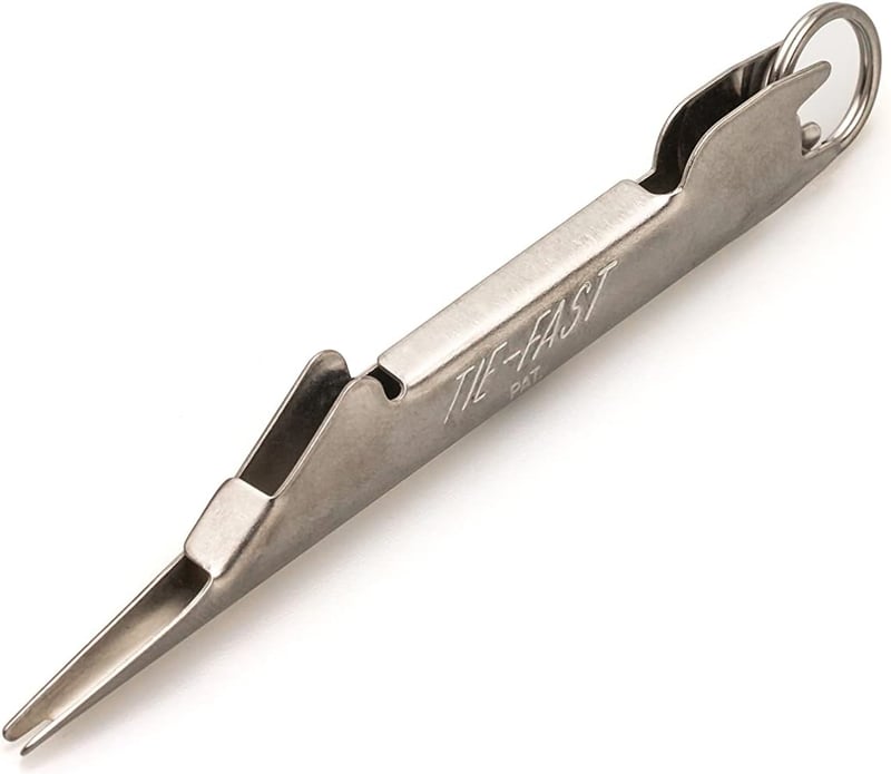 Fishing Knot Tying Tool, Silver