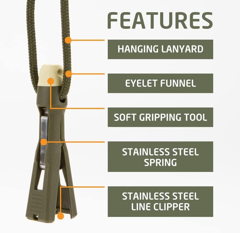 Fishing Knot Tying Tool for Shaky Hands & Poor Eyesight