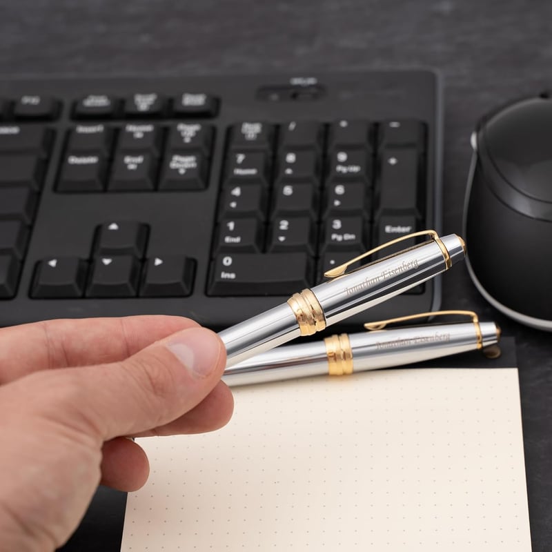 Graduation Cross Pen Set: Personalized Medalist Rollerball & Twist Ballpoint