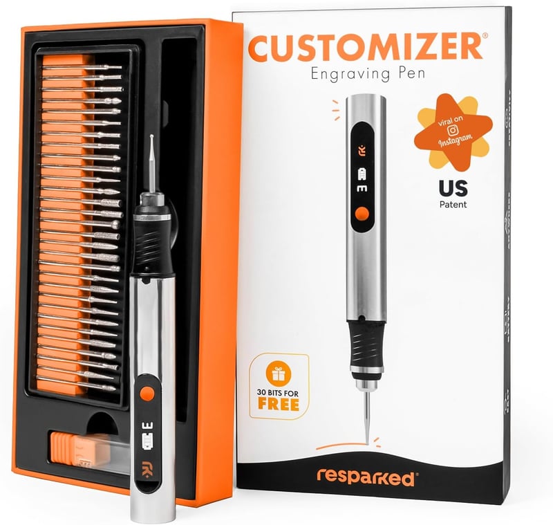 Engraving Pen: Cordless, 50+ Surfaces, DIY, Rechargeable