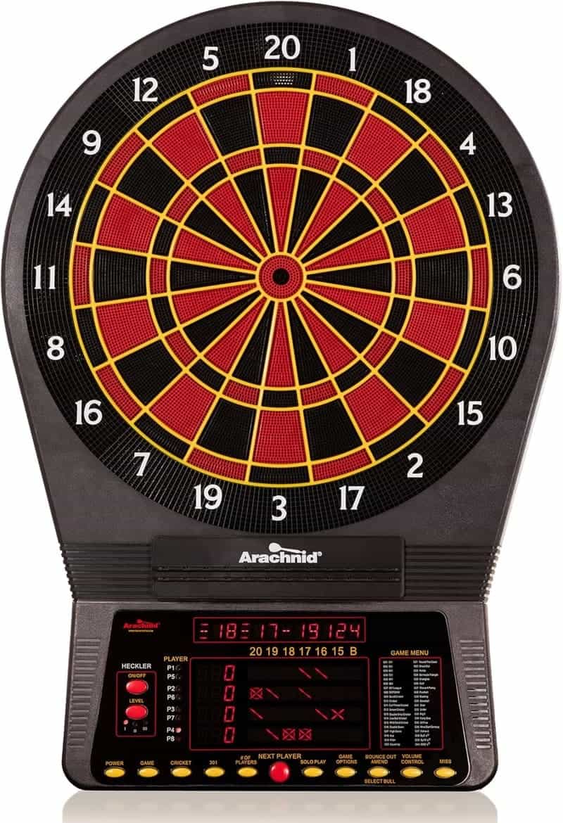 Cricket Pro 800 Electronic Dartboard with Durable Nylon Segments