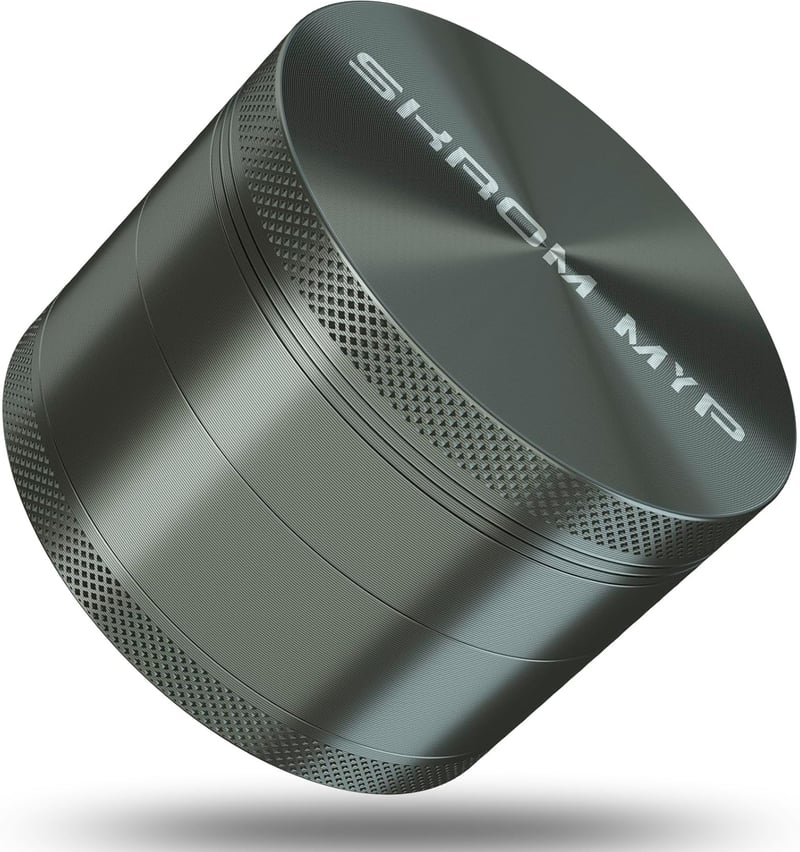 Aluminum Spice Grinder, 3.0 Inch Grey