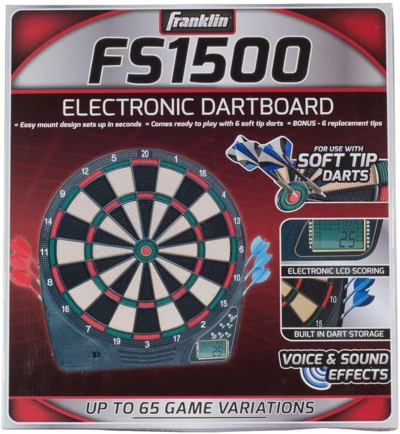 Electronic Dartboard with Digital Scoreboard and 6 Darts