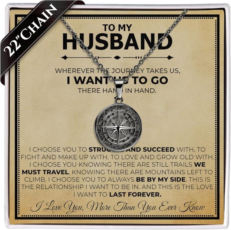 Romantic Husband Gift - Steel Bracelet Jewelry Set