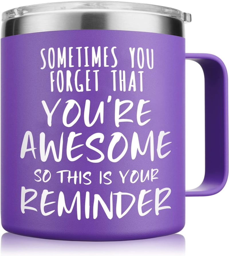 Birthday Purple Coffee Mug, 14Oz, for Women