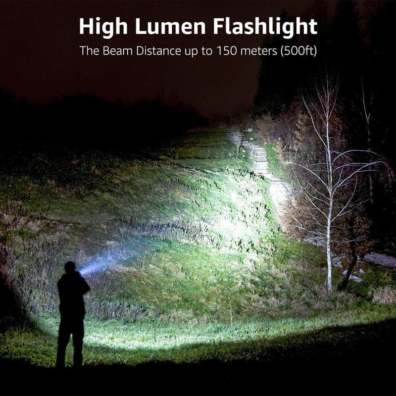LED Flashlight, Zoomable, Waterproof, Tactical Use