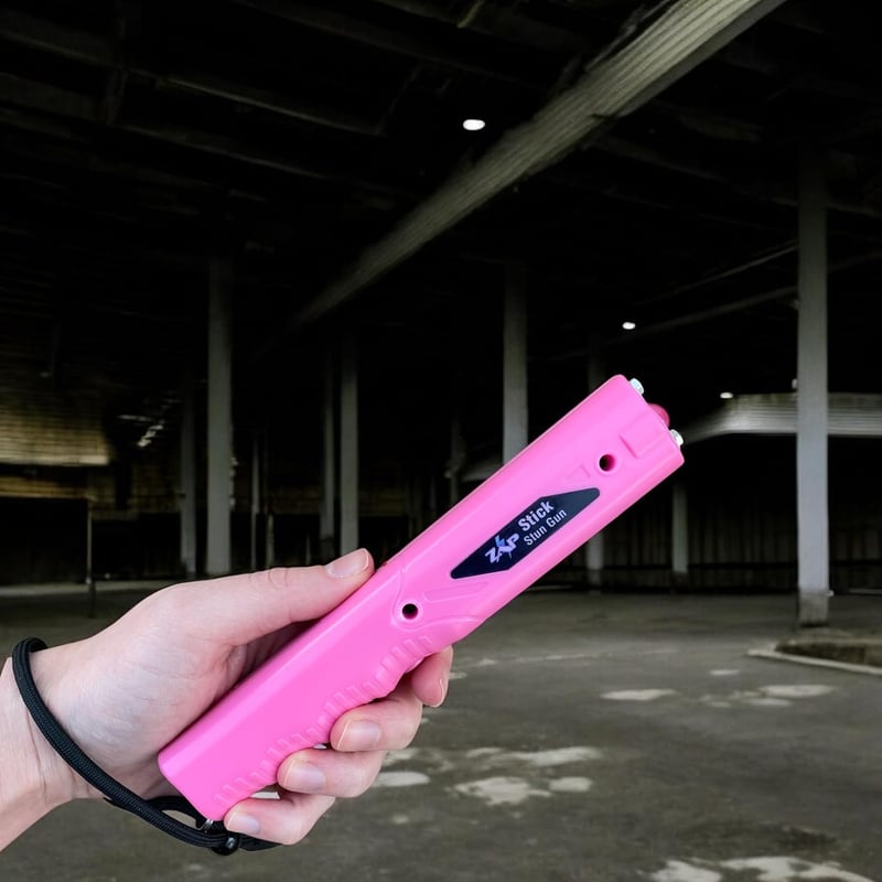 Stun Gun with Flashlight and Case – 800,000 Volts