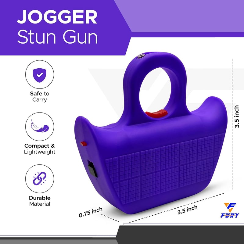 Jogger Stun Gun V2 - Lightweight with Comfort Grip & Pouch