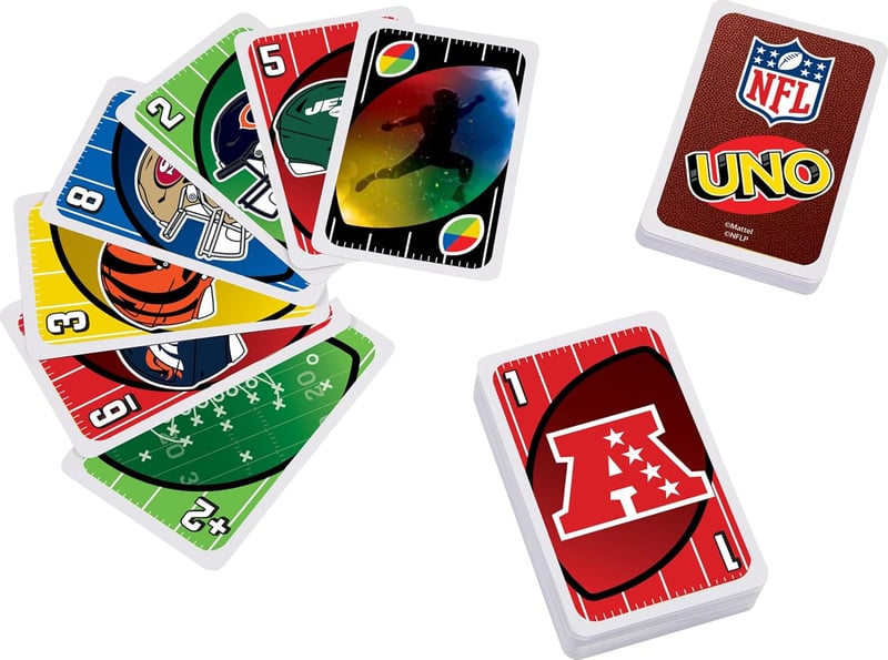 NFL UNO Card Game in Tin - Kids & Adults