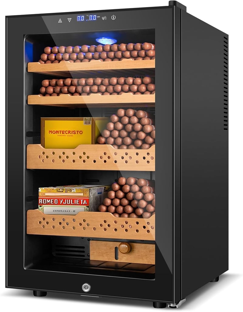 Father's Day Electric Humidor Cabinet with Smart Controls, 70L