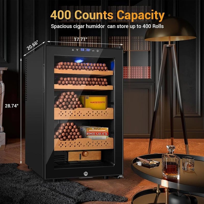 Father's Day Electric Humidor Cabinet with Smart Controls, 70L