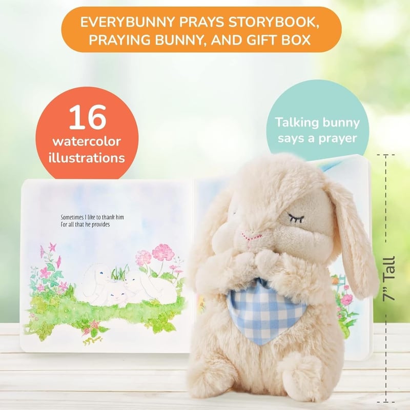 Christening Musical Bunny Toy for Boys & Girls