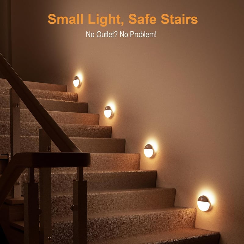 Motion Sensor Night Light, Dimmable, Warm White