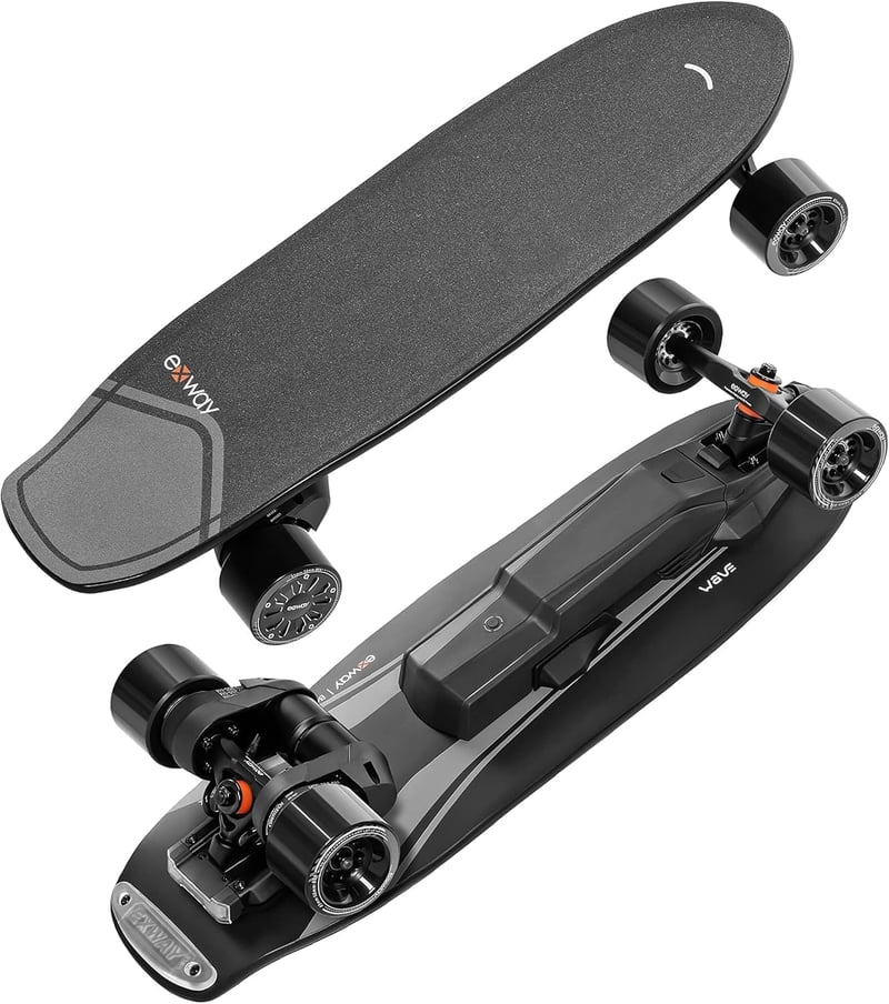 Electric Skateboard with Remote, 23 Mph, IP55, 440 LBS