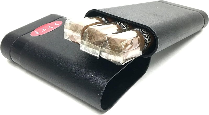 Travel Cigar Holder Humidor - Crushproof & Airtight Design
