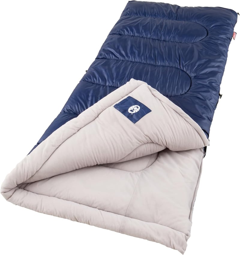 Cool-Weather Sleeping Bag, 20/30°F, No-Snag Zipper, Adult