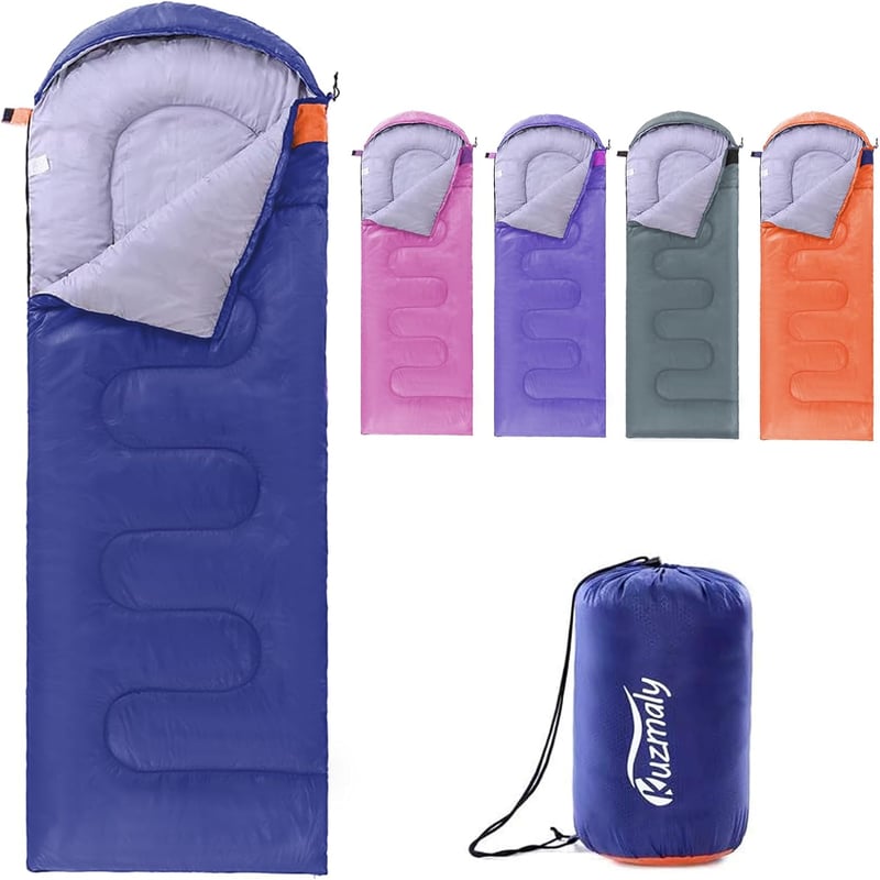 3-Season Lightweight Waterproof Sleeping Bag with Compression Sack