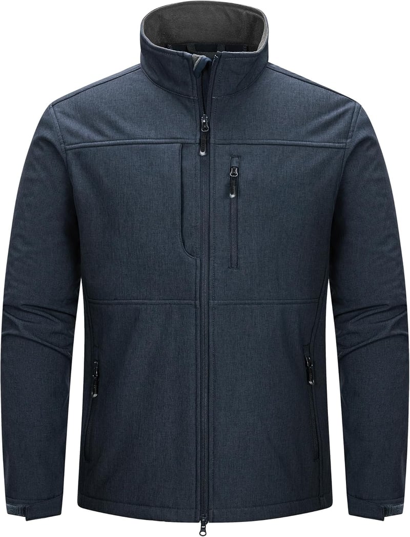 Men's Lightweight Waterproof Softshell Jacket for Hiking