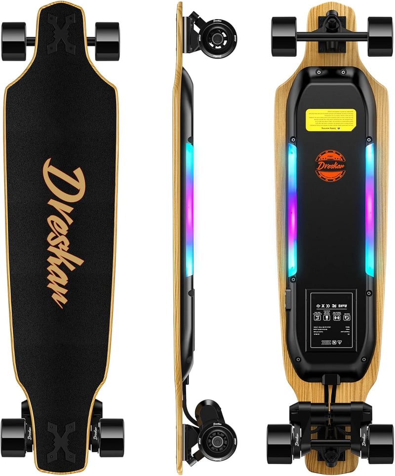 Electric Skateboard, 1800W Dual Motors, 25MPH, Adults/Youth