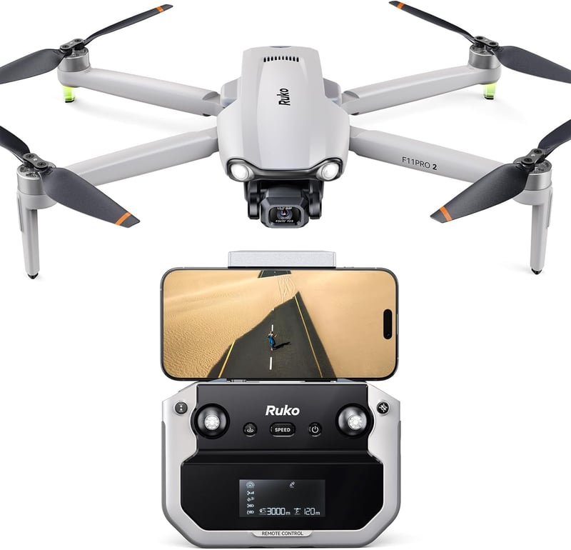6K Camera Drone with 3-Axis Gimbal, 70-Min Flight, Auto Return