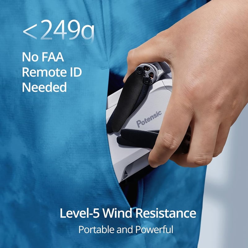 Lightweight Foldable GPS Drone with 4K Camera for Adults