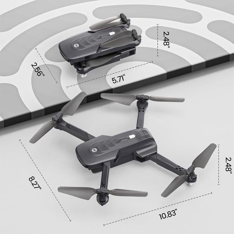 4K GPS Drone for Adults, Brushless Motor, 46-Min Flight