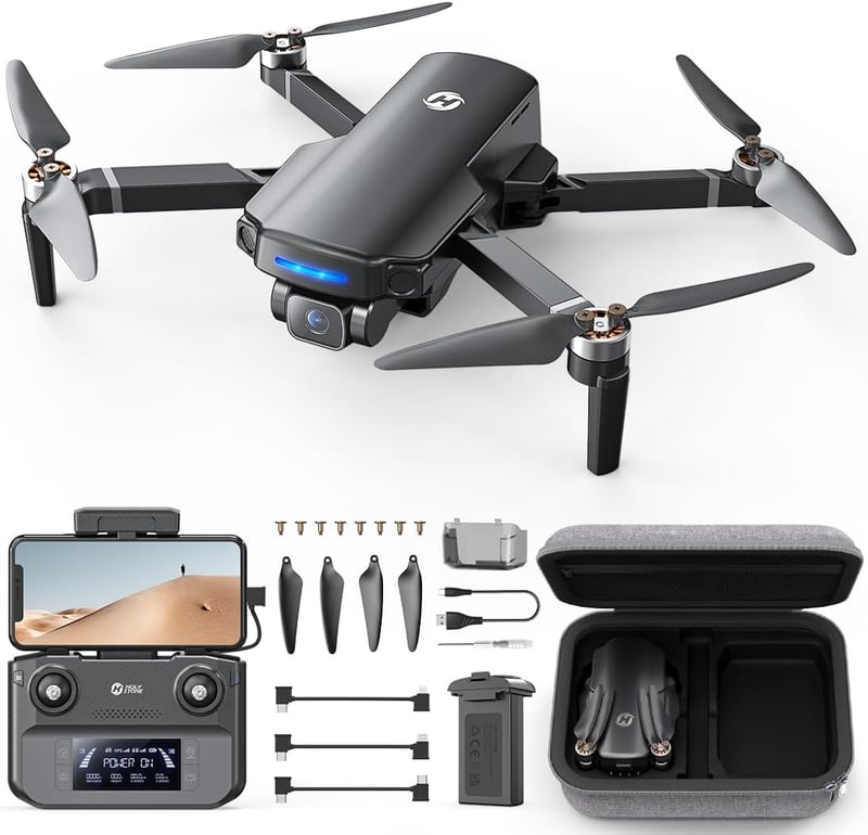 4K GPS Drone for Adults, Foldable with 10000 ft Range